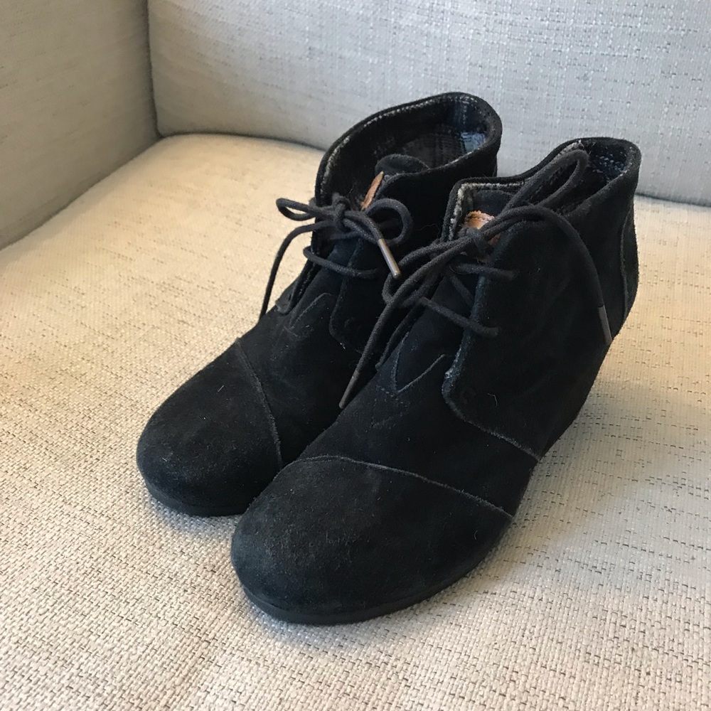 TOMS Wedge Booties
